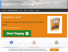 Tablet Screenshot of moorfotografie.nl